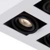 Spot de plafond Lucide XIRAX LED Blanc, 4 lumières