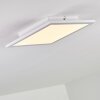 Plafonnier Salmi LED Aluminium, Blanc, 1 lumière