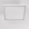 Plafonnier Salmi LED Aluminium, Blanc, 1 lumière