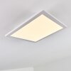 Plafonnier Salmi LED Aluminium, Blanc, 1 lumière