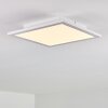 Plafonnier Salmi LED Aluminium, Blanc, 1 lumière