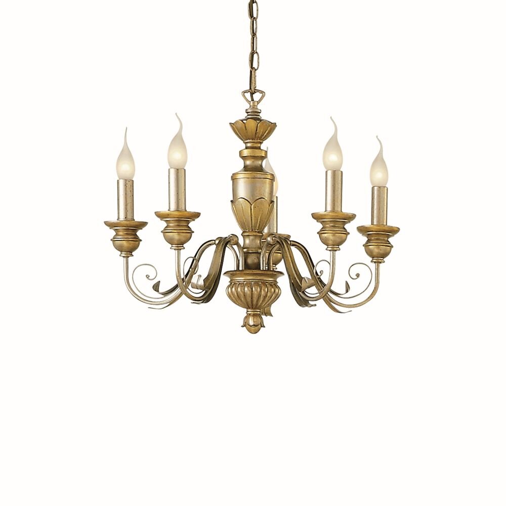 Lustre Ideal Lux DORA Or, 5 lumières main product photo