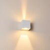 Applique murale d'extérieur Fauderup LED Blanc, 2 lumières