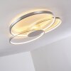 Plafonnier Skanes LED Nickel mat, 1 lumière