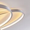 Plafonnier Skanes LED Nickel mat, 1 lumière