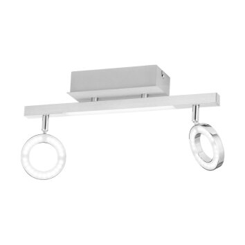 Spot de plafond Eglo CARDILLIO 1 LED Aluminium, Chrome, 3 lumières