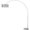 Lampadaire Steinhauer STRESA Acier inoxydable, 1 lumière Lampadaire Steinhauer STRESA Acier inoxydable, 1 lumière