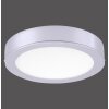 Plafonnier Leuchten-Direkt OSKAR LED Argenté, 1 lumière