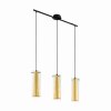 Suspension Eglo PINTO GOLD Noir, 3 lumières