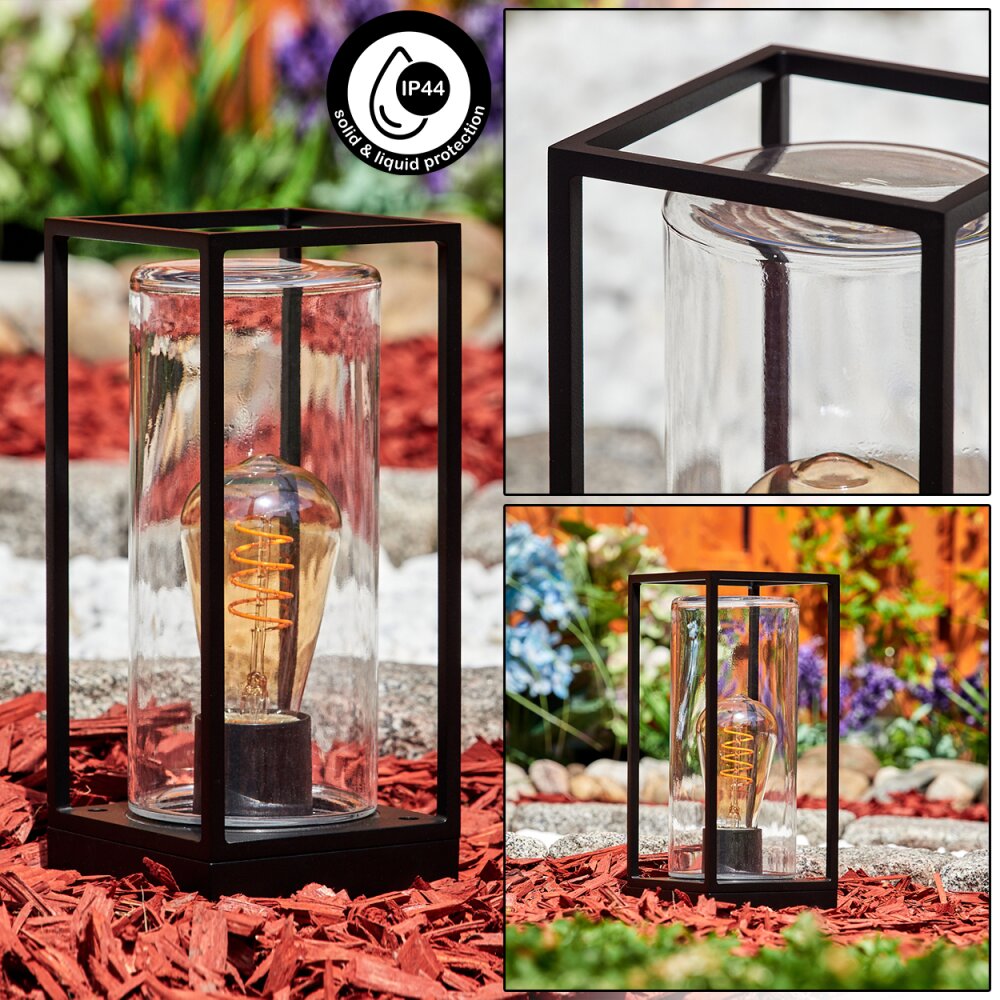 Lampe d'extérieur Palanga Noir, 1 lumière main product photo