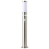 Lampadaire d'extérieur Brilliant Bole Acier inoxydable, 1 lumière, Détecteur de mouvement