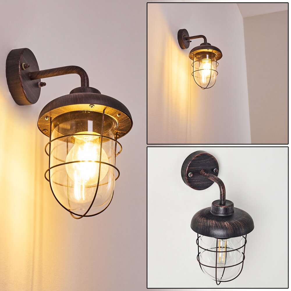 Applique murale d'extérieur Valto Rouille, 1 lumière main product photo