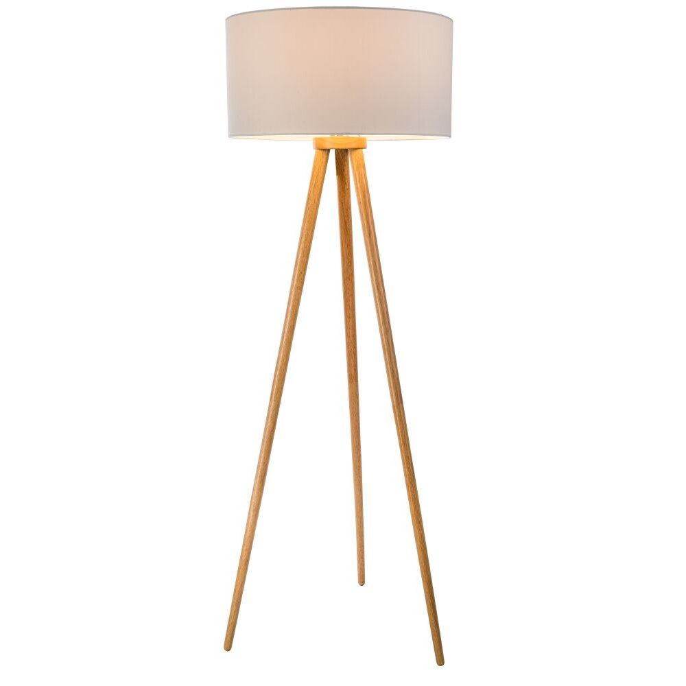 Lampadaire Nino Leuchten STABILO Bois clair, 1 lumière main product photo