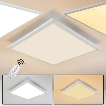 Plafonnier Lerum LED Blanc, 1 lumière