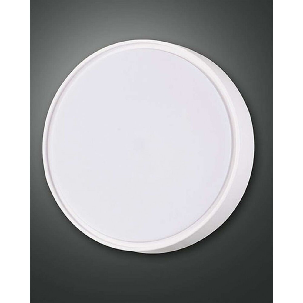 Plafonnier d'extérieur Fabas Luce HATTON Blanc, 2 lumières main product photo