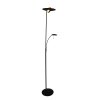 Lampadaire Steinhauer Zenith LED Noir, 2 lumières