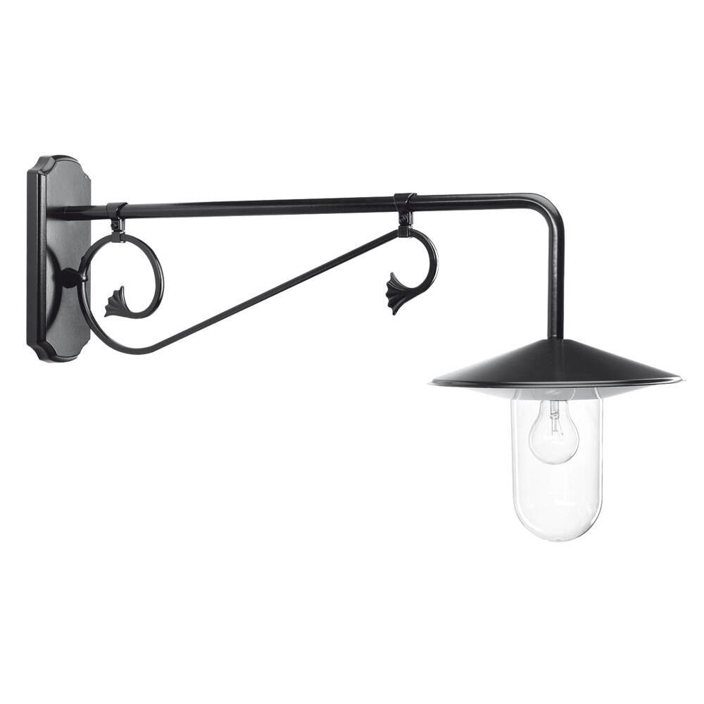 Applique murale KS Verlichting Louvre Noir, 1 lumière main product photo