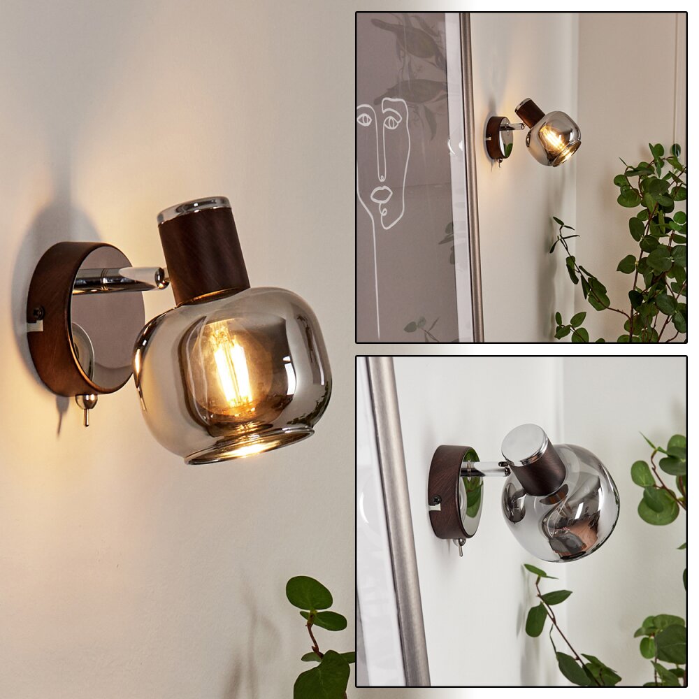 Applique murale Arconciel Rouille, 1 lumière main product photo