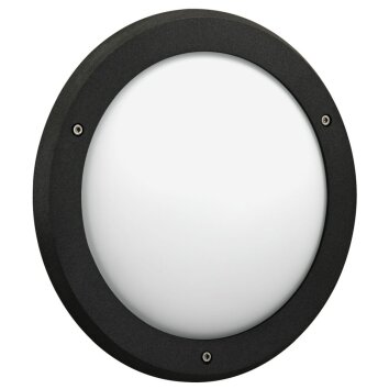 Plafonnier d'extérieur Albert 6409 LED Noir, 1 lumière