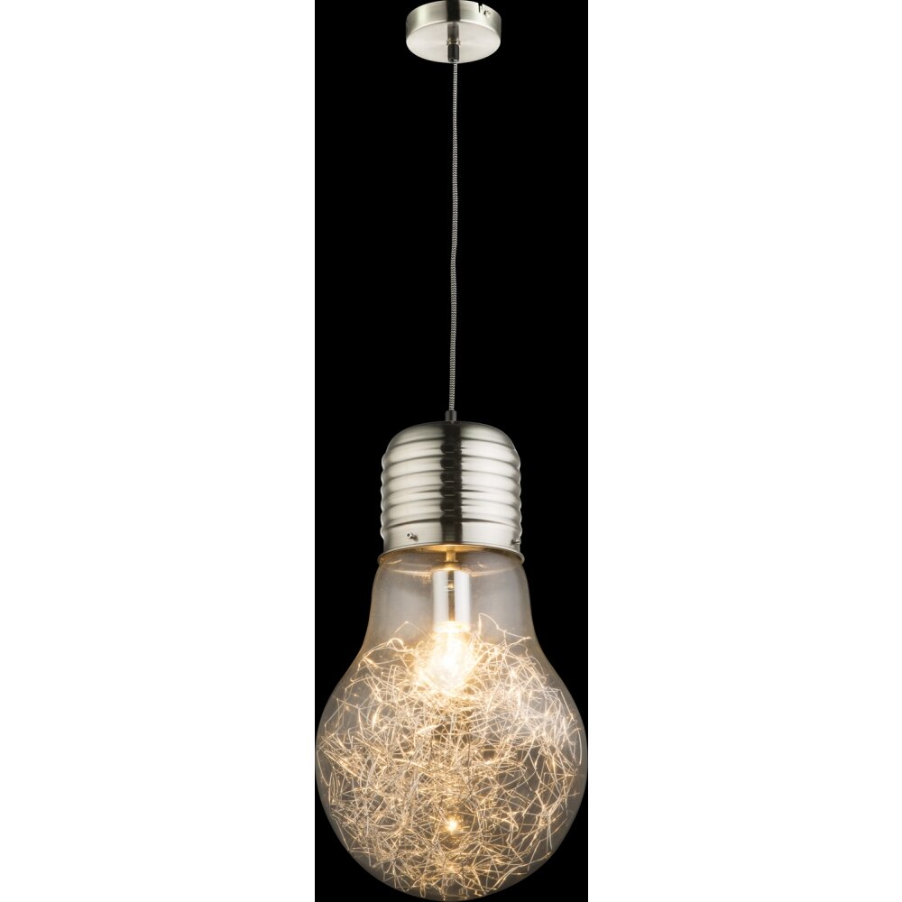 Suspension Globo LEVIN Nickel mat, 1 lumière main product photo
