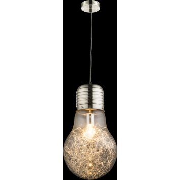 Suspension Globo LEVIN Nickel mat, 1 lumière