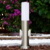 Caserta Borne lumineuse, Lampadaire, Eclairage de chemin couleur acier inoxydable, 1 lumière