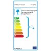 Caserta Borne lumineuse, Lampadaire, Eclairage de chemin couleur acier inoxydable, 1 lumière