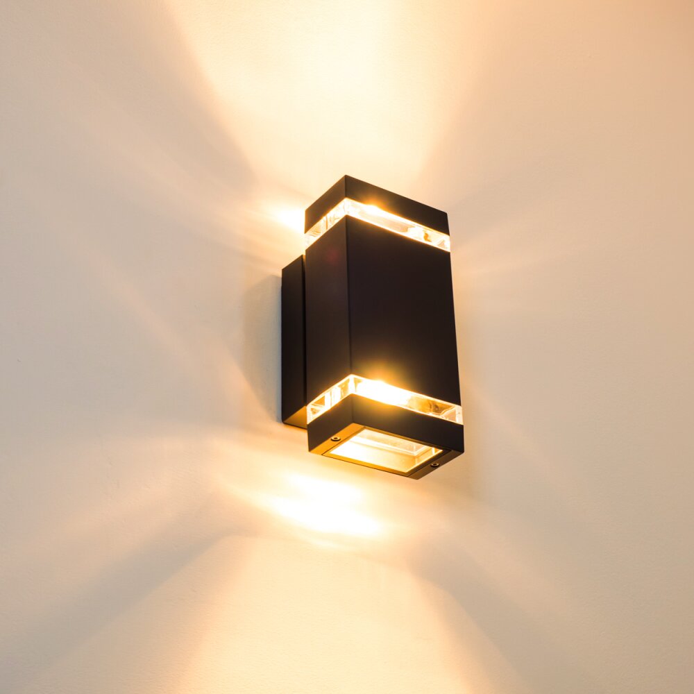 LED Design Applique Murale Hofeinfahrt Éclairage Bas Luminaire