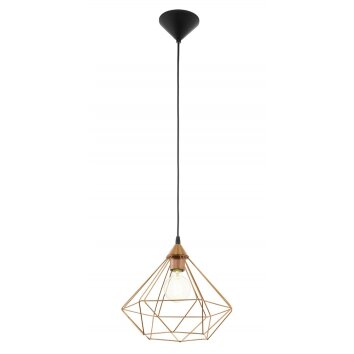 Lampe suspendue Eglo TARBES Noir, 1 lumière