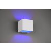 Applique murale Trio Figo LED Blanc, 1 lumière, Télécommandes, Changeur de couleurs