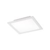 Plafonnier Leuchten Direkt Ls-FLAT LED Blanc, 1 lumière, Télécommandes, Changeur de couleurs