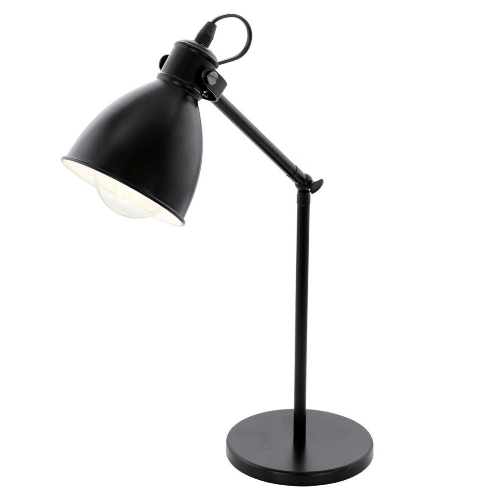 Lampe de table Eglo PRIDDY Noir, Blanc, 1 lumière main product photo