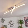 Plafonnier Georgina LED Chrome, 2 lumières