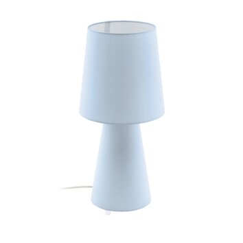 Lampe à poser Eglo CARPARA Bleu, 2 lumières