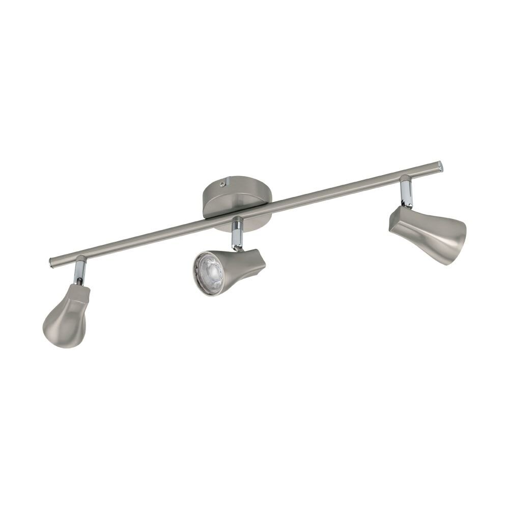 Spot Eglo TIBERIO LED Nickel mat, 3 lumières main product photo