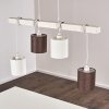 Suspension Barbengo Blanc, 4 lumières