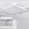 Plafonnier Antria LED Blanc, 1 lumière