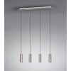 Suspension Trio Leuchten MARLEY Nickel mat, 4 lumières