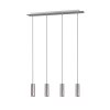 Suspension Trio Leuchten MARLEY Nickel mat, 4 lumières