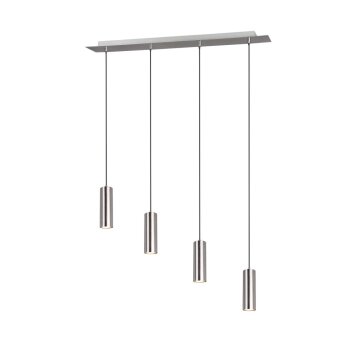 Suspension Trio Leuchten MARLEY Nickel mat, 4 lumières