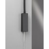 Applique murale Fischer & Honsel function Sten LED Noir, 1 lumière