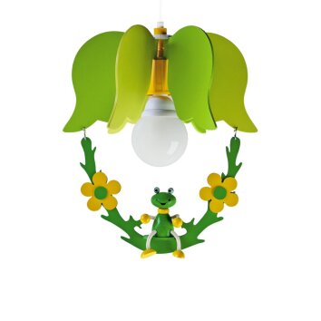 Suspension Elobra FROSCH Vert, 1 lumière