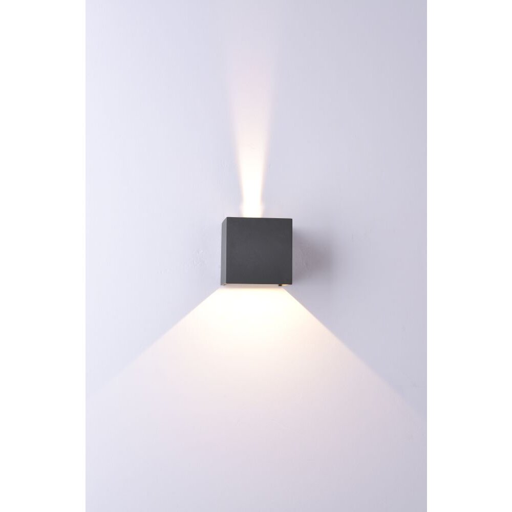 Applique murale d'extérieur Mantra DAVOS LED Gris, 1 lumière main product photo