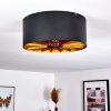 Plafonnier Togo Laiton, Noir, 1 lumière