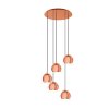 Suspension EGLO ROCAMAR Cuivre, 5 lumières