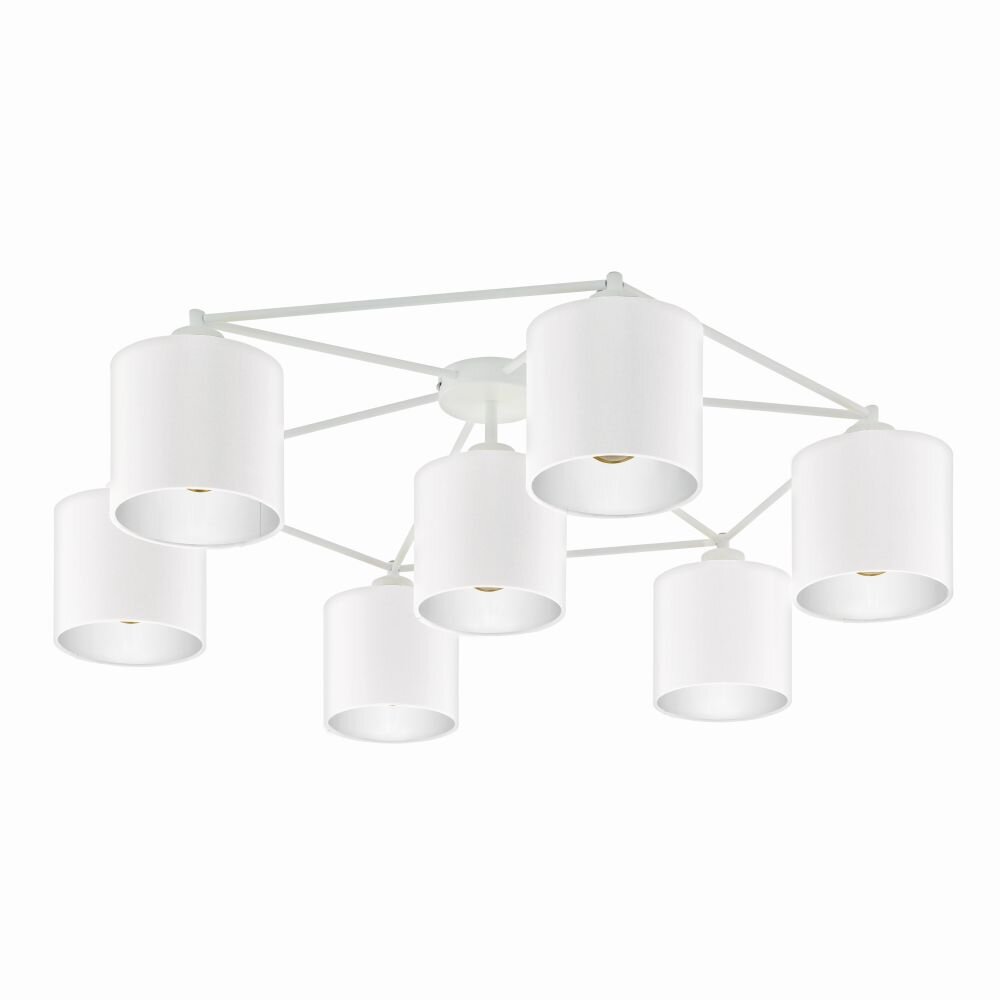 Plafonnier Eglo STAITI Blanc, 7 lumières main product photo