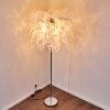 Lampadaire Nauela Acier brossé, 3 lumières