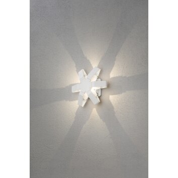 Applique murale Konstsmide Pescara LED Blanc, 1 lumière