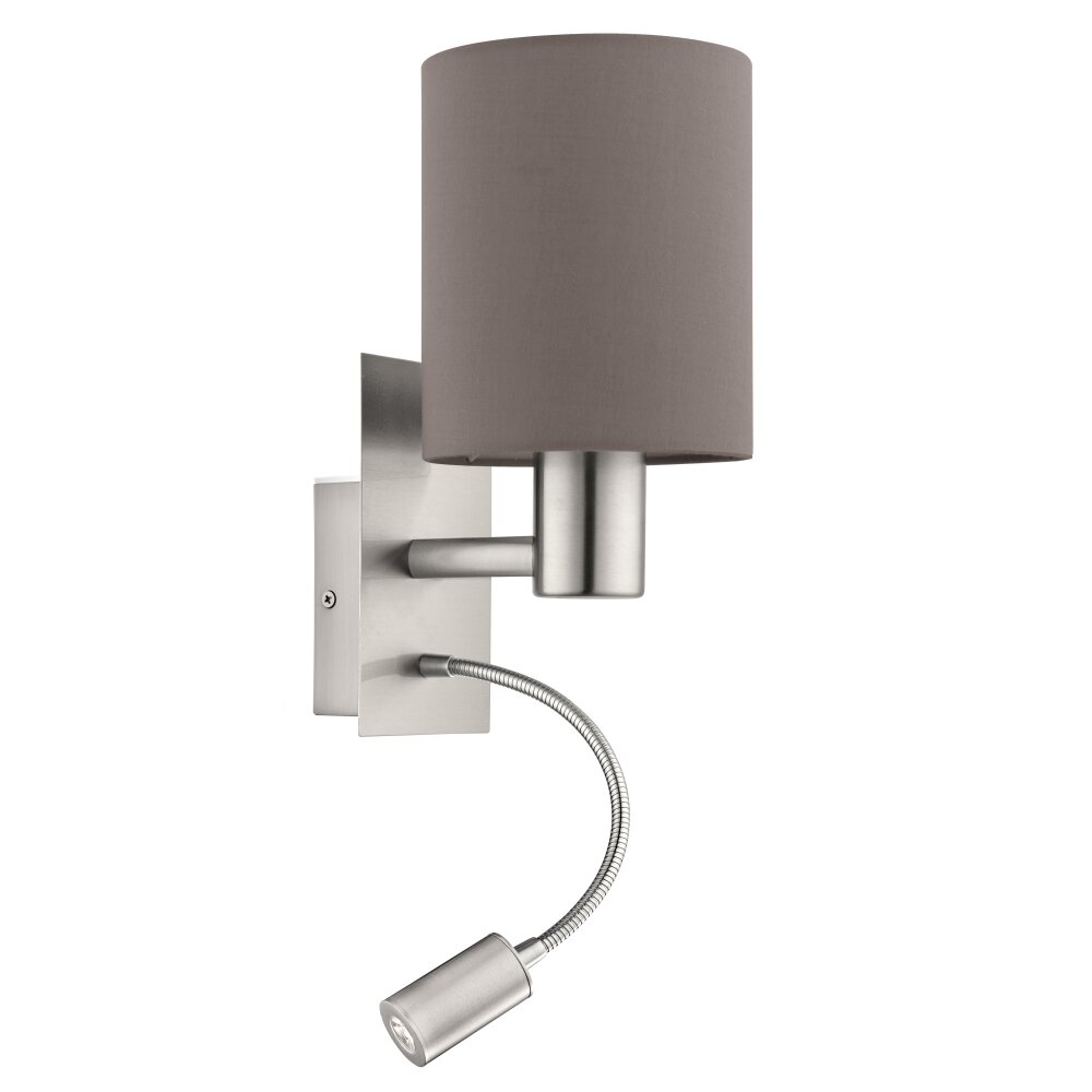 Applique murale Eglo PASTERI LED Nickel mat, 2 lumières main product photo