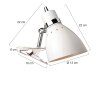 Lampe à pince Steinhauer Spring Blanc, 1 lumière